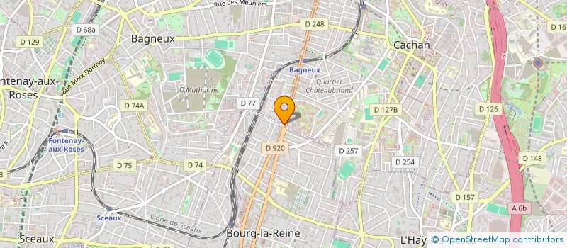 localisation de l'entreprise MADAME JENNYFER MALBRANCHE à BAGNEUX