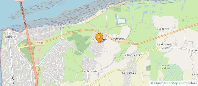 localisation de l'entreprise MADAME JENNYFER MARCADET à SAINT BREVIN LES PINS