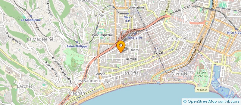 localisation de l'entreprise MADAME JENNYFER MELLUL à NICE