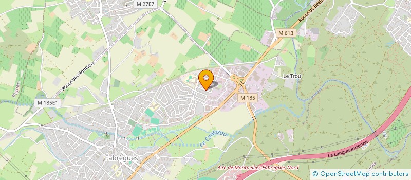localisation de l'entreprise MADAME JENNYFER PALUMBO à FABREGUES