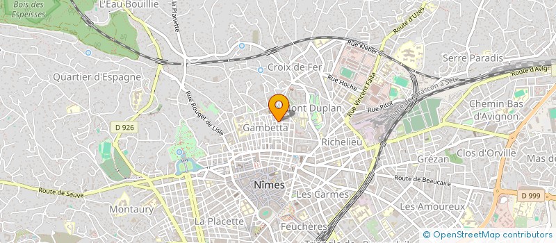 localisation de l'entreprise MADAME JENNYFER PASTANA BRITO  NIMES