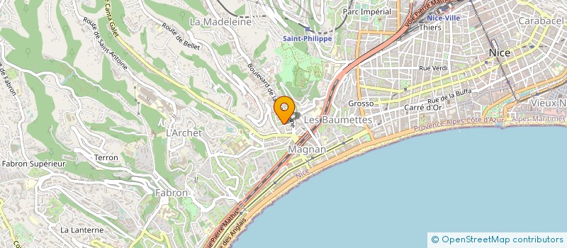 localisation de l'entreprise MADAME JENNYFER PINNA  CAGNES-SUR-MER