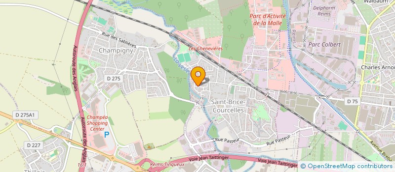 localisation de l'entreprise MADAME JENNYFER PROU  SAINT-BRICE-COURCELLES