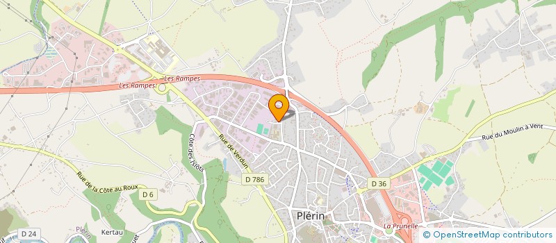 localisation de l'entreprise MADAME JENNYFER SICOT à PLERIN