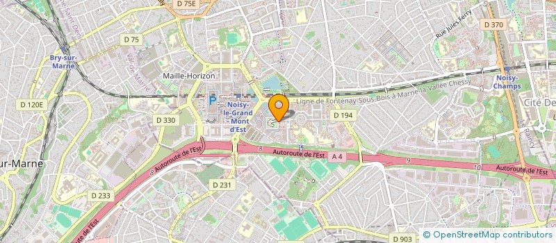 localisation de l'entreprise MADAME JENY JEYAKUMAR  NOISY-LE-GRAND