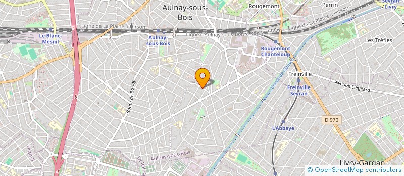 localisation de l'entreprise MADAME JENYFER BEFORT à AULNAY-SOUS-BOIS