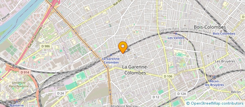 localisation de l'entreprise MADAME JEONG MIN LEE à LA GARENNE-COLOMBES