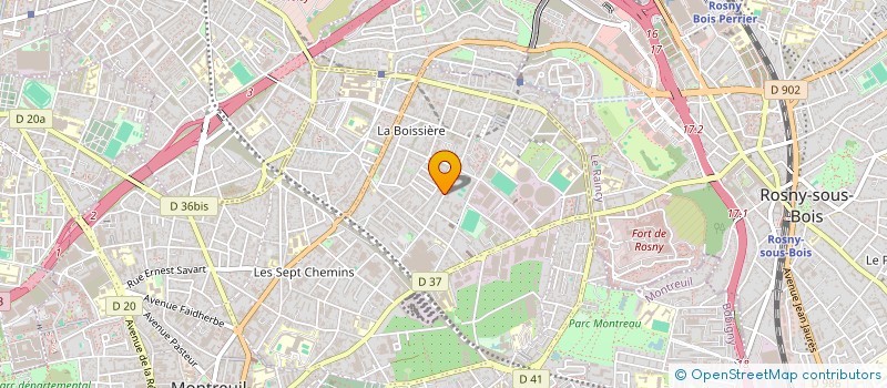 localisation de l'entreprise MADAME JEONGHYEON SEO à MONTREUIL