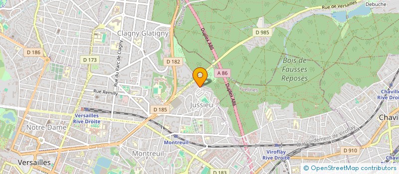 localisation de l'entreprise MADAME JEONGHYON KWON à VERSAILLES