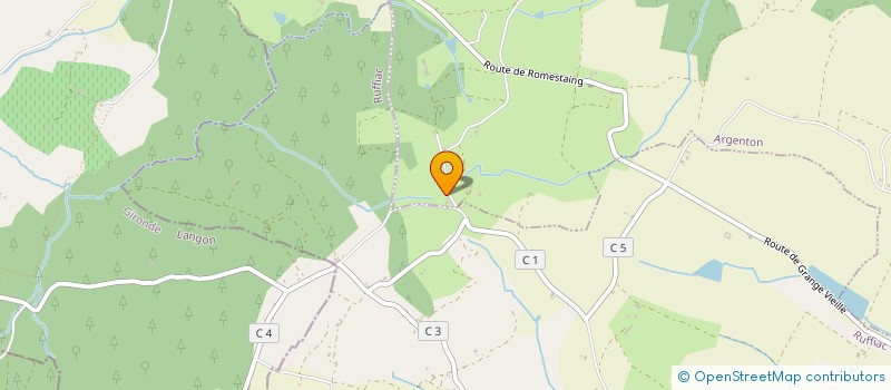 localisation de l'entreprise MADAME JEOSSETTE CAUBET  ARGENTON