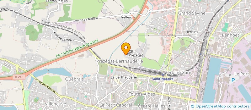localisation de l'entreprise MADAME JERCIANE DA SILVA SOUSA à SAINT-NAZAIRE