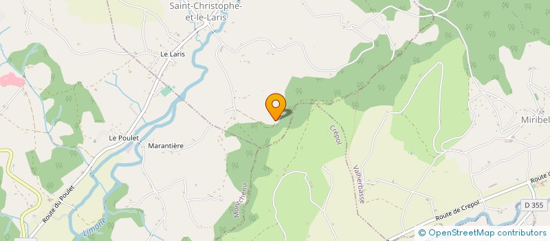 localisation de l'entreprise MADAME JERE BALL à SAINT-CHRISTOPHE-ET-LE-LARIS