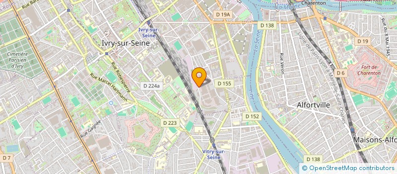 localisation de l'entreprise MADAME JEROME DAERON  IVRY-SUR-SEINE