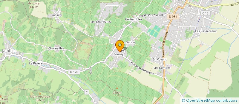 localisation de l'entreprise MADAME JEROMINE BERTHIER  GIVRY