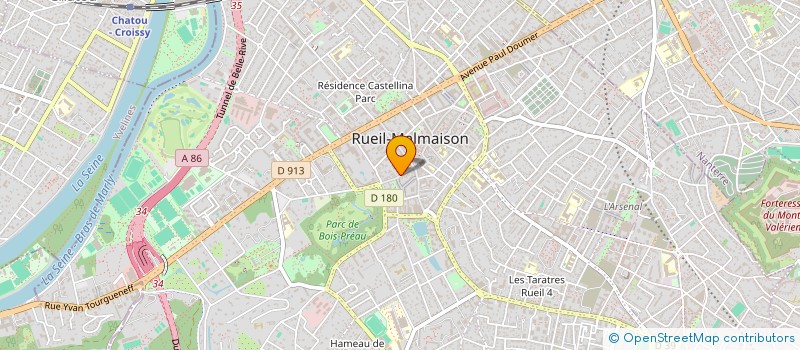 localisation de l'entreprise MADAME JEROMINE DELEBARRE à RUEIL-MALMAISON