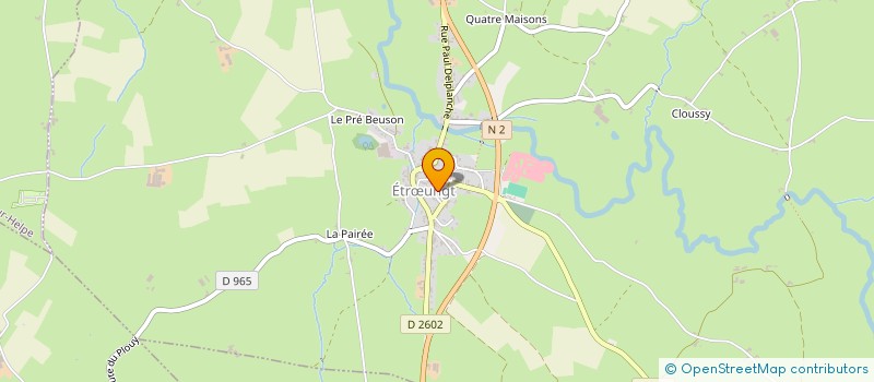 localisation de l'entreprise MADAME JEROMINE DUPONT  ETRUNGT