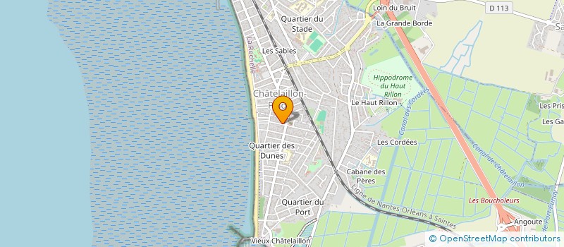 localisation de l'entreprise MADAME JEROMINE DURON à CHATELAILLON-PLAGE