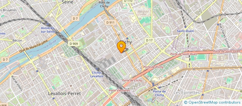 localisation de l'entreprise MADAME JEROMINE LIOGIER DE SEREYS à CLICHY