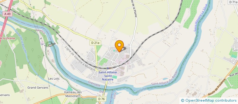 localisation de l'entreprise MADAME JEROMINE LOCATELLI  SAINT-HILAIRE-DU-ROSIER