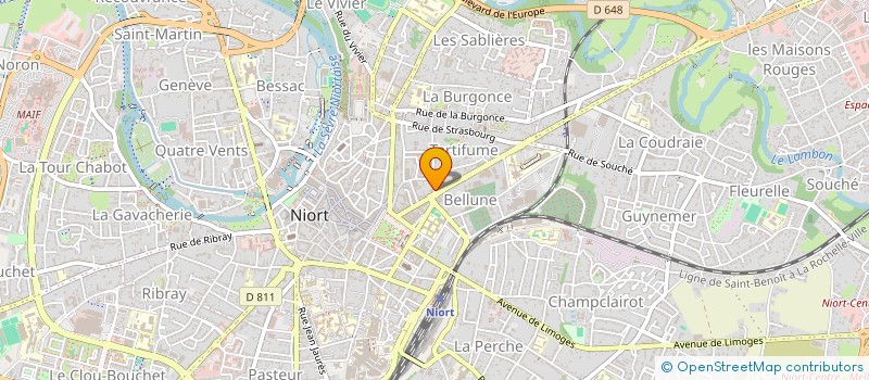 localisation de l'entreprise MADAME JEROMINE PAVAILLON à NIORT
