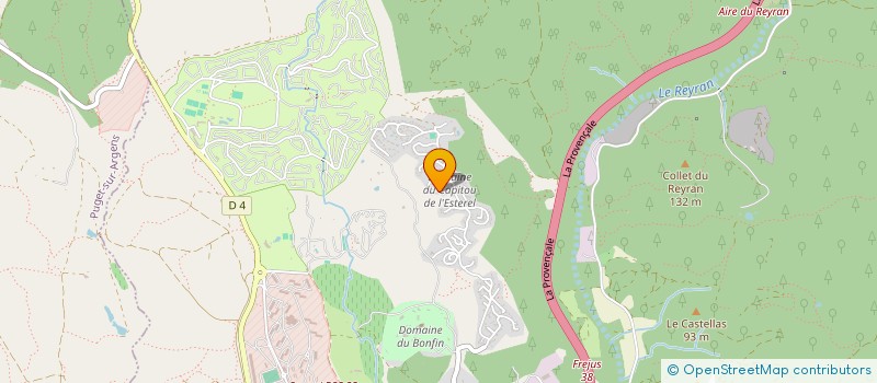 localisation de l'entreprise MADAME JEROMINE PRELEUR à FREJUS