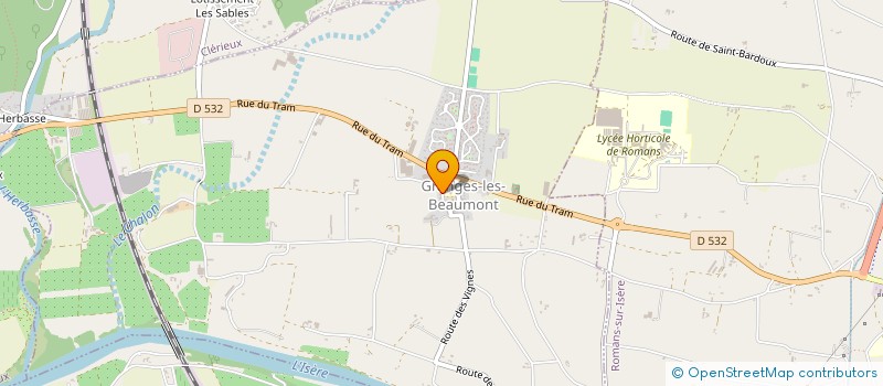 localisation de l'entreprise MADAME JEROMINE TARDY  GRANGES-LES-BEAUMONT