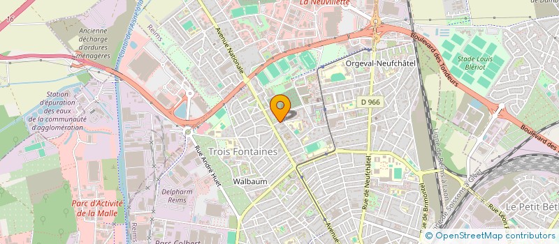 localisation de l'entreprise MADAME JEROMINE TURCHETTO  REIMS