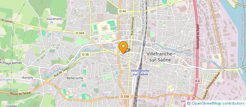 localisation de l'entreprise MADAME JESABEL BILLARD à VILLEFRANCHE-SUR-SAONE