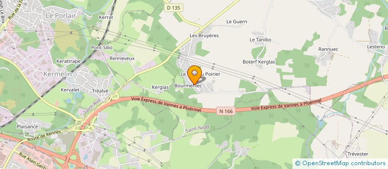 localisation de l'entreprise MADAME JESABELLE CHISLARD  SAINT-NOLFF