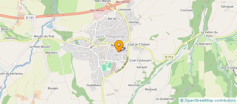 localisation de l'entreprise MADAME JESCICA PIERRE  SAINT-THEGONNEC LOC-EGUINER