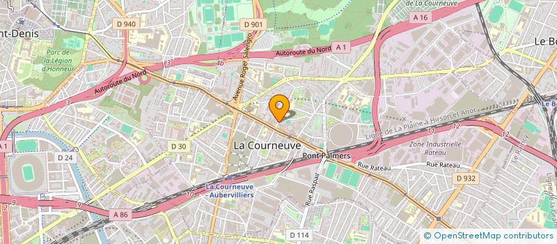 localisation de l'entreprise MADAME JESEEMA ABDUL AJEES à LA COURNEUVE