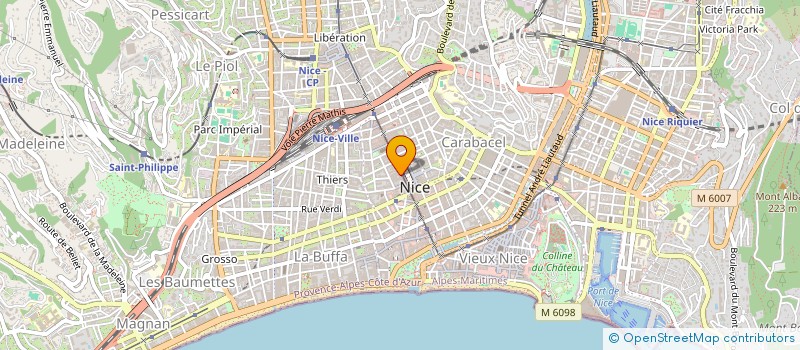 localisation de l'entreprise MADAME JESENIJA BUDINA  NICE