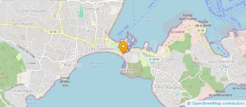 localisation de l'entreprise MADAME JESICA CORONEL à LA SEYNE-SUR-MER
