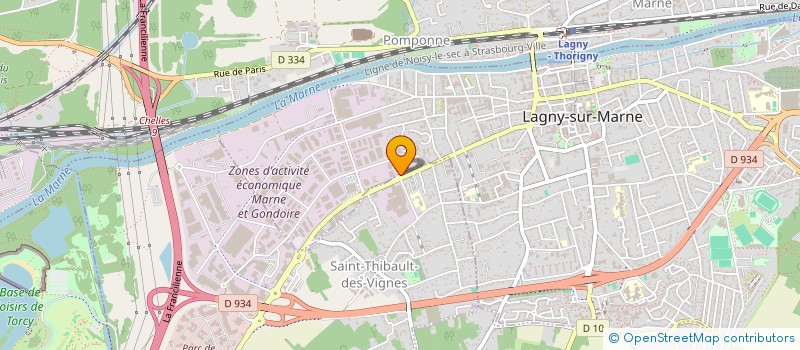 localisation de l'entreprise MADAME JESINY JEYENDRARASA  SAINT THIBAULT DES VIGNES