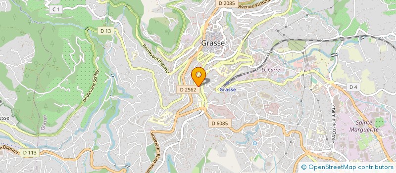 localisation de l'entreprise MADAME JESSALINE GOUTELLE  GRASSE