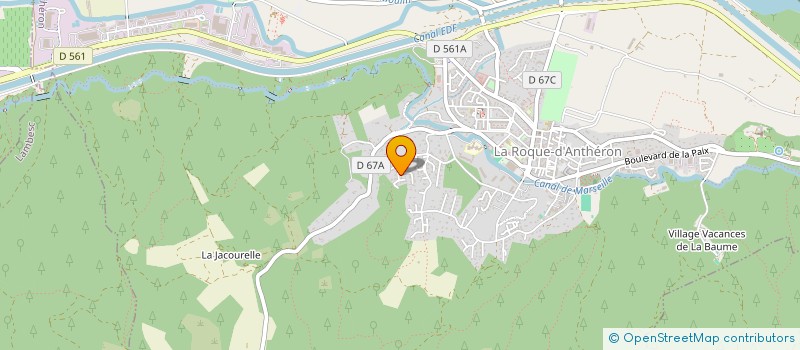 localisation de l'entreprise MADAME JESSICA ABAD  LA ROQUE-D'ANTHERON