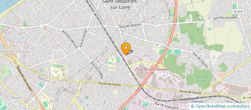 localisation de l'entreprise MADAME JESSICA ABDULLAH à SAINT-SEBASTIEN-SUR-LOIRE