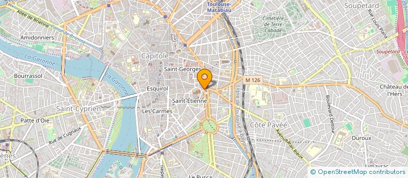 localisation de l'entreprise MADAME JESSICA ABITBOL  TOULOUSE