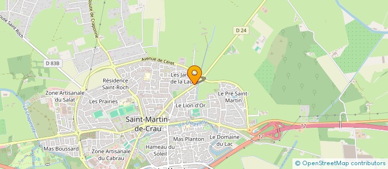 localisation de l'entreprise MADAME JESSICA AFFRE à SAINT-MARTIN-DE-CRAU