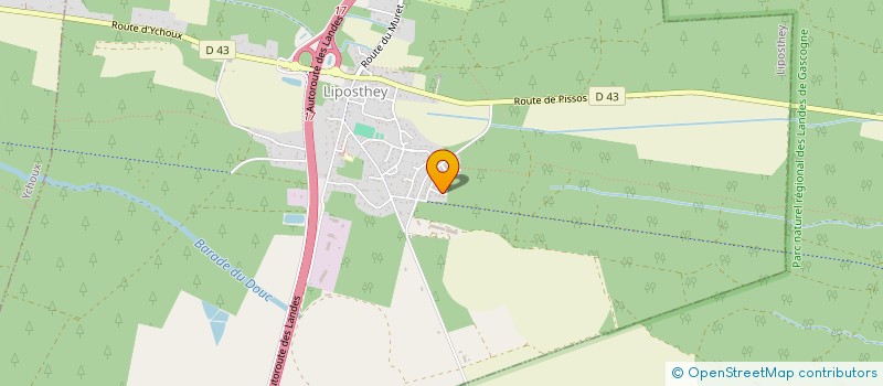 localisation de l'entreprise MADAME JESSICA ALBAGNAC  LIPOSTHEY