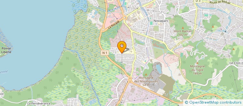 localisation de l'entreprise MADAME JESSICA ALCINDOR  CAYENNE