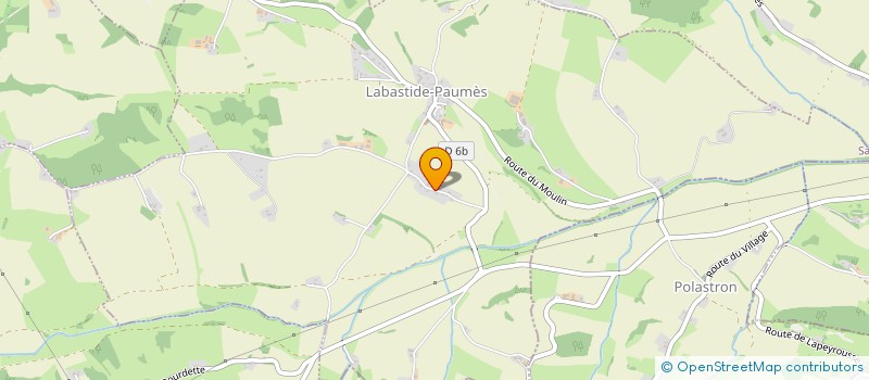 localisation de l'entreprise MADAME JESSICA ALEXANDRE  LABASTIDE-PAUMES