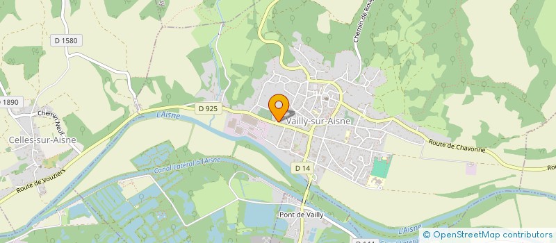localisation de l'entreprise MADAME JESSICA ALLAIN à VAILLY-SUR-AISNE