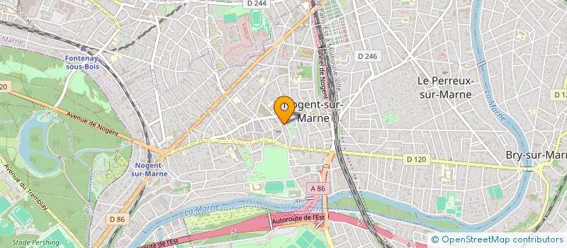 localisation de l'entreprise MADAME JESSICA ALVES  NOGENT-SUR-MARNE