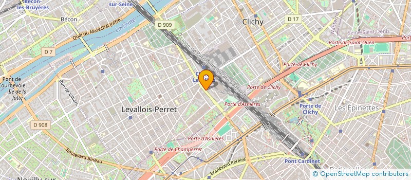 localisation de l'entreprise MADAME JESSICA AMOUYAL à LEVALLOIS-PERRET