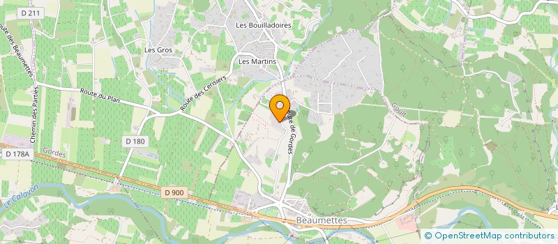 localisation de l'entreprise MADAME JESSICA ANAIS BIANCA SCHMITT  BEAUMETTES