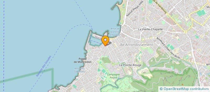 localisation de l'entreprise MADAME JESSICA ANDERSON  MARSEILLE 8EME