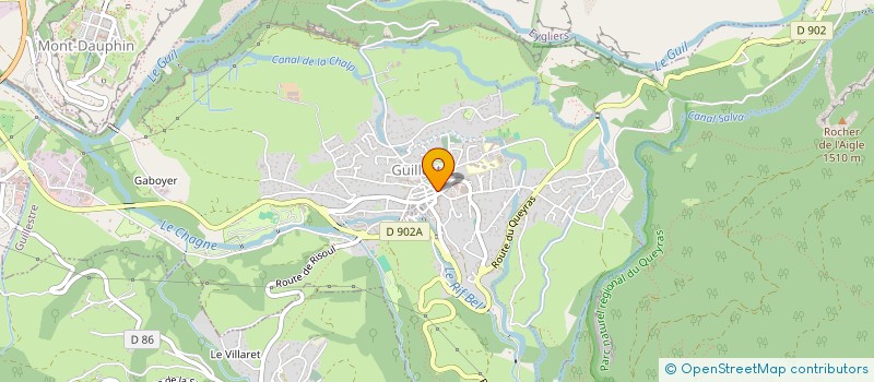 localisation de l'entreprise MADAME JESSICA ANHES  GUILLESTRE