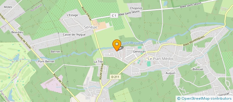 localisation de l'entreprise MADAME JESSICA ARENAS  LE PIAN-MEDOC