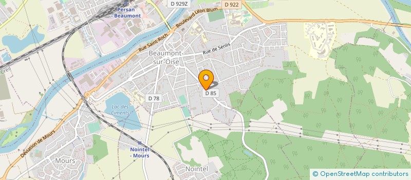 localisation de l'entreprise MADAME JESSICA ARTHIN  BEAUMONT-SUR-OISE